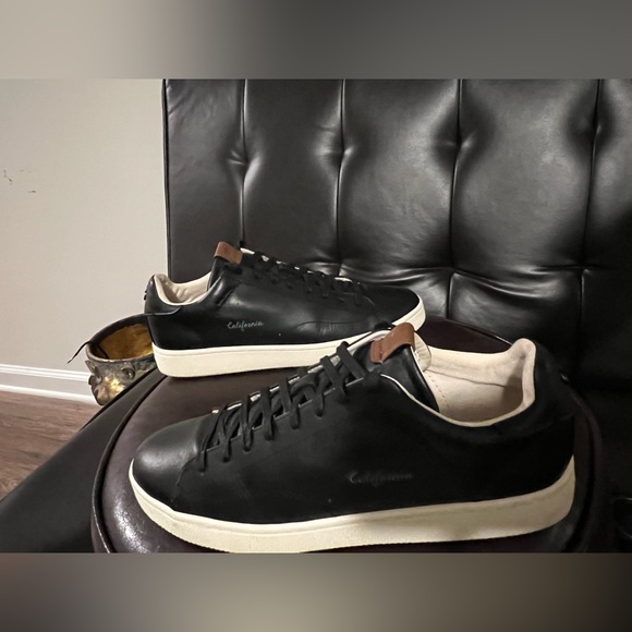 COACH authentic leather California themed sneakers size 11D - Picture 11 of 13